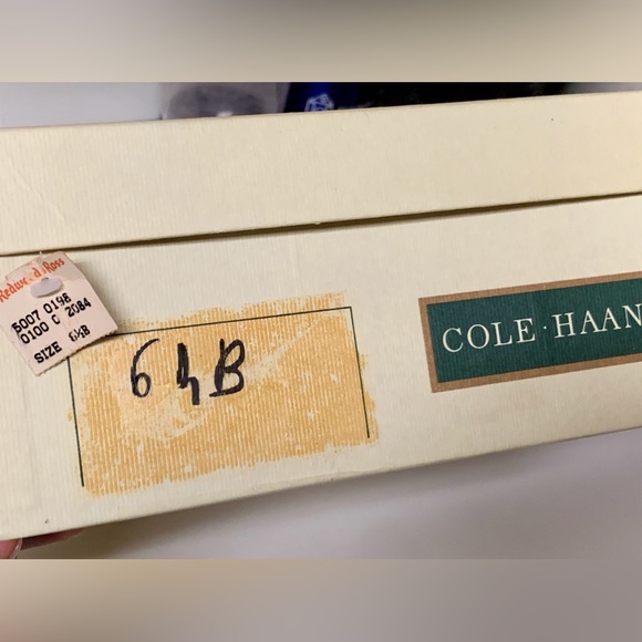 Women’s 6.5 B Vintage Cole Haan Woven Leather Side Zip Ankle Boots - Picture 6 of 16